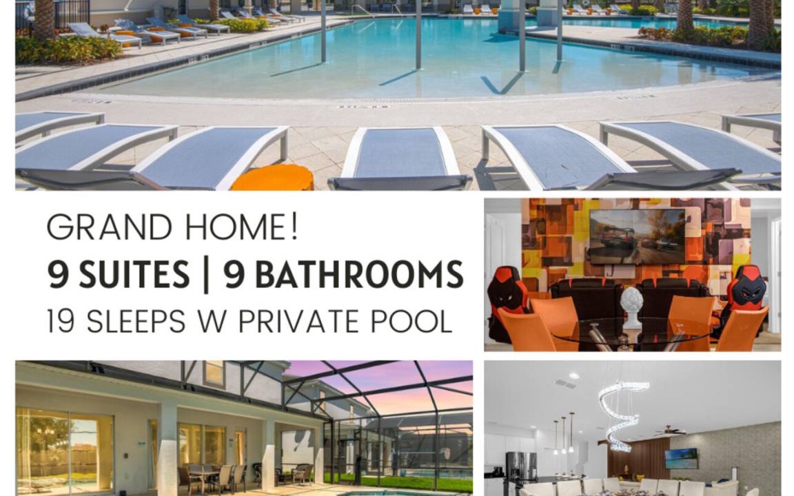 Historic Downtown Kissimmee House | 380 m² House ∙ 9 bedrooms ∙ 19 guests