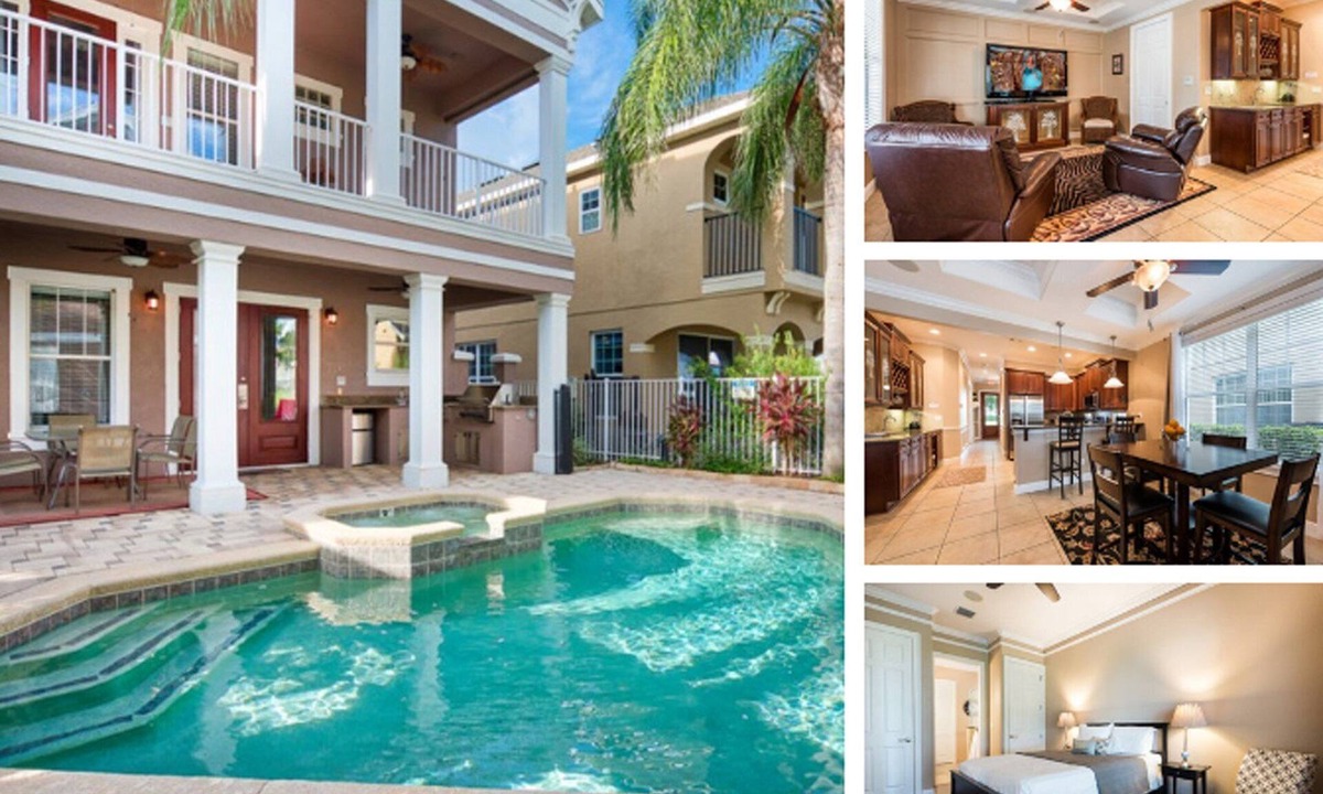 Reunion House | Stunning 3-Bed Resort home w/3 Ensuite Bedrooms, pool, spa, outdoor kitchen. Near WDW