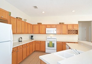 Private pool with waterfall feature. Popular 4 bed, 3 bath villa in Windwood Bay