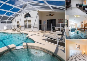 Spacious Pool Home with Games Room Only 10 Minutes from Disney