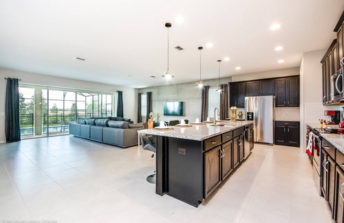Bay Lake Villa | EV 9043 - 9 Bed 6 Bath Villa with Screened-In Private Pool with Spillover Spa, K