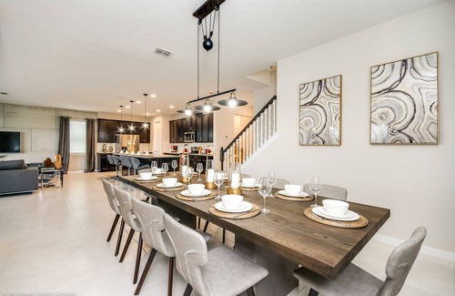 Bay Lake Villa | EV 9043 - 9 Bed 6 Bath Villa with Screened-In Private Pool with Spillover Spa, K