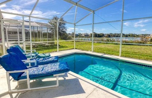 Pinewood Country Estates House | Lake View - No Rear Neighbors - Heatable Pool & Spa - Close to Disney - Pinewood Estates