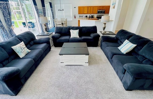 Highlands Reserve House | Modern and Well Equipped 6/3 Pool Home on Golf Community. Perfectly accommodating for families with ample space inside and out!