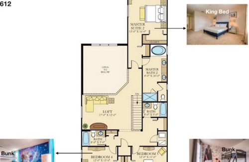 Davenport Villa | ✔️Pvt pool ✔️ Clubhouse access ✔️ near Disney ✔️12 ppl ✔️ perfectly furnished