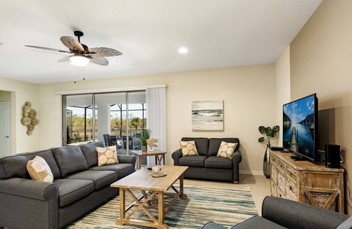 Bay Lake Villa | Resort 8BR Villa/Amenities/Private Pool&Spa/Near Disney, Sea World, Universal (2421)