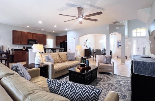 Watersong House | Sunny Family Villa w Pool & Game Room - Near Resort Activities and Disney World
