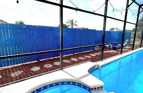 Indian Ridge Villa | Beautiful Vacation Home 3mil to Disney w/GameRoom, Heated Pool, and Fire place!