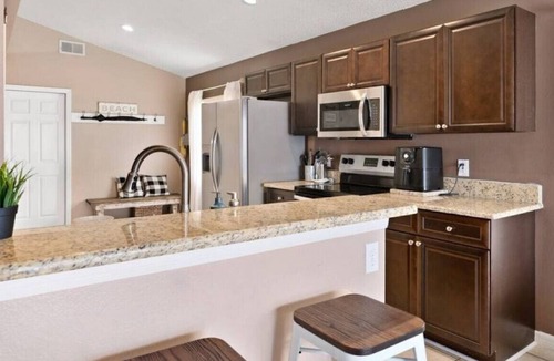 Florida Pines Villa | Charming villa with pool, garden view