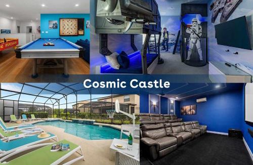 Loughman Villa | Cosmic Villa with Space Theme BR, Theater & Game Loft