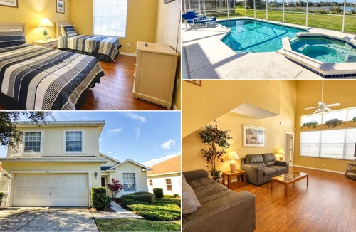 Pinewood Country Estates House | Lake View - No Rear Neighbors - Heatable Pool & Spa - Close to Disney - Pinewood Estates