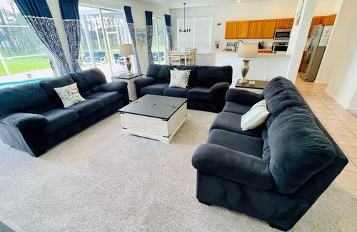 Highlands Reserve House | Modern and Well Equipped 6/3 Pool Home on Golf Community. Perfectly accommodating for families with ample space inside and out!