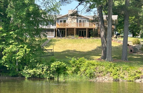 Shawano House | Peaceful & Spacious Wolf River Home - 4 Bedrooms, Pool, Fire Pits & Scenic Views
