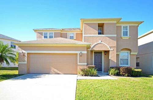 Windwood Bay House | Private pool with waterfall feature. Popular 4 bed, 3 bath villa in Windwood Bay