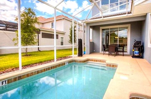 Davenport Villa | ✔️Pvt pool ✔️ Clubhouse access ✔️ near Disney ✔️12 ppl ✔️ perfectly furnished