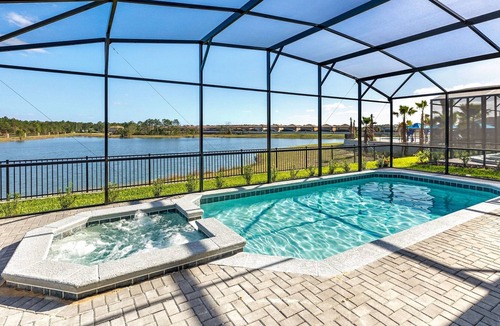 Bay Lake Villa | Resort 8BR Villa/Amenities/Private Pool&Spa/Near Disney, Sea World, Universal (2421)