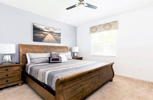 Sunridge Woods House | Solterra 8BR Greenview Pool/Spa Near Disney World