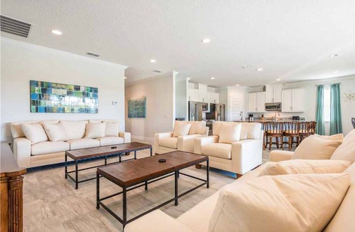 Reunion House | Stunning Home with Private Pool/Pool Spa, Golf Course View, & Home Theater