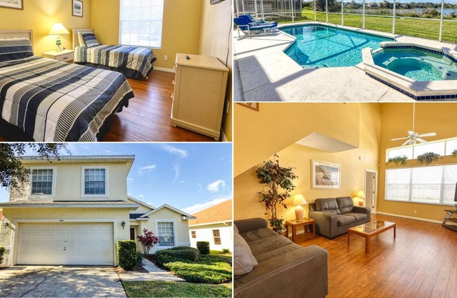 Lake View - No Rear Neighbors - Heatable Pool & Spa - Close to Disney - Pinewood Estates