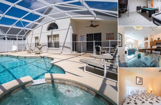 Spacious Pool Home with Games Room Only 10 Minutes from Disney