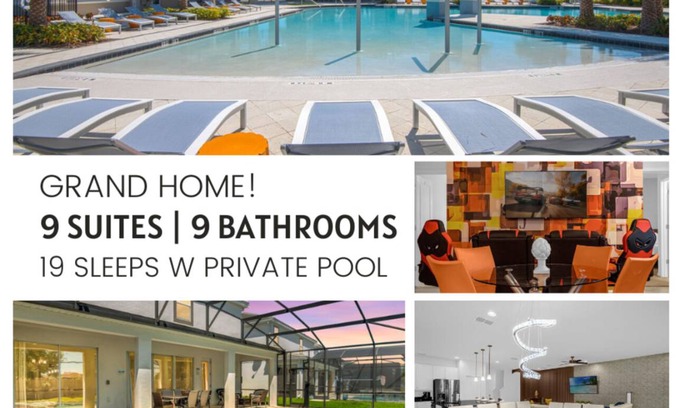 Historic Downtown Kissimmee House | 380 m² House ∙ 9 bedrooms ∙ 19 guests