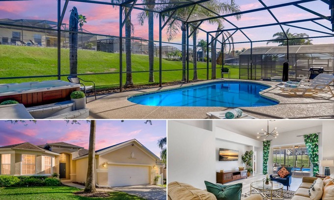 Calabay Parc Villa | Exquisite 4 bed 3 bath Pool Home with Games Room| Carpet Free!
