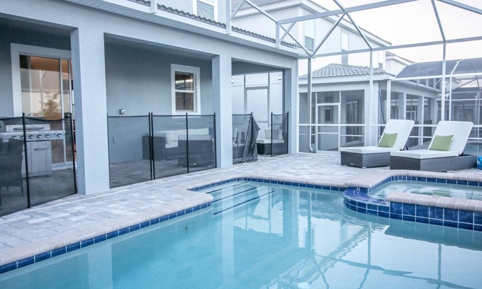 Davenport House | Exquisite 6BR Haven: Private Pool, Spa - Accommodates 14 - 1581