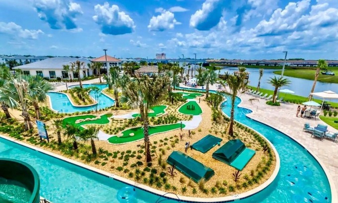 Kissimmee Condo | Fireworks @ Night -storey Lake By Shine Villas 709 2 Bedroom Apts