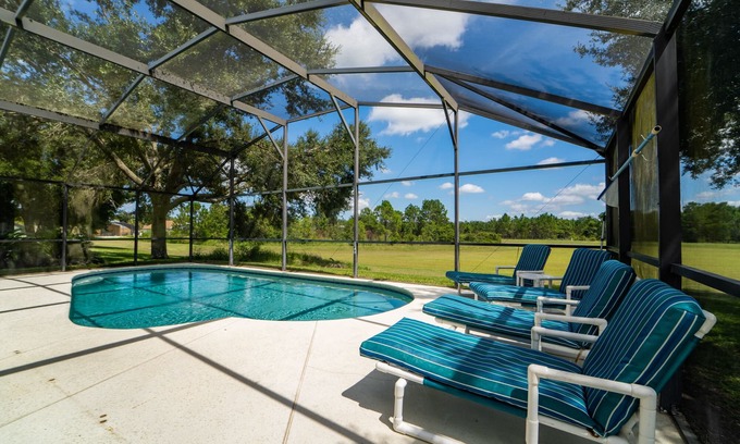 Orange Tree House | Handicap Accessible Pool Privacy Quiet Neighborhood