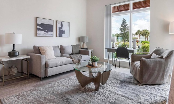 Florida Center Apartment | Landing | Beautiful 1BD, Gym, Yoga Studio