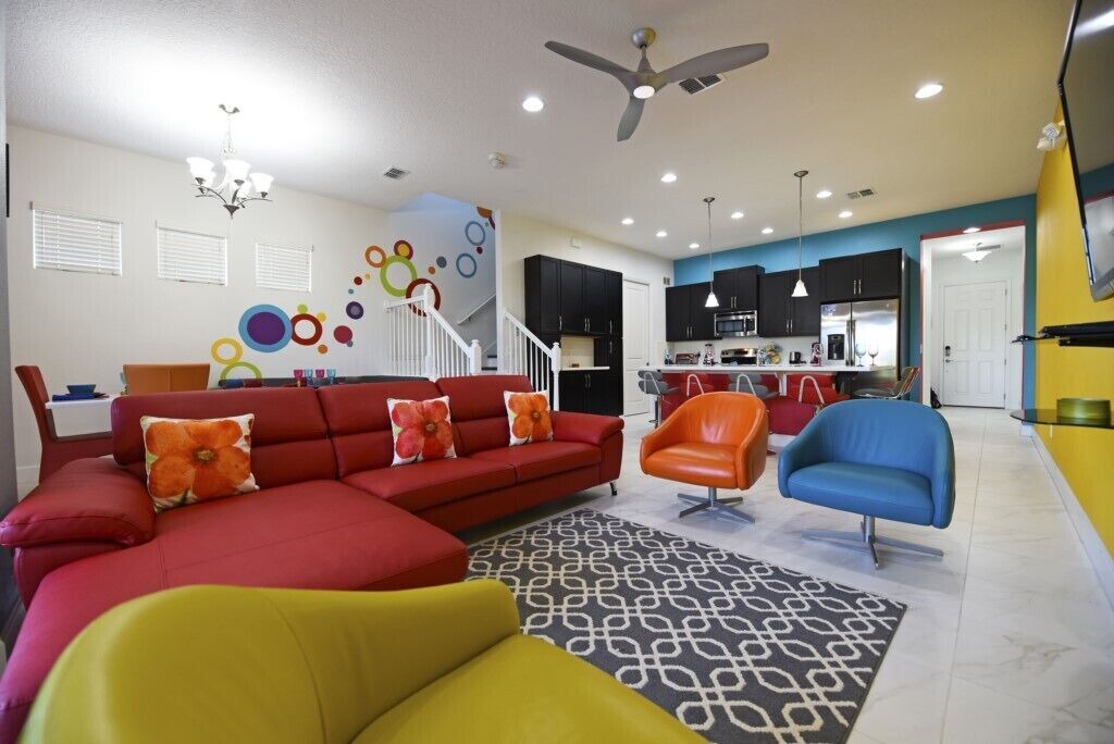 Davenport House | Colorful & Kid Friendly 5Bd Pool TH Festival-422CD